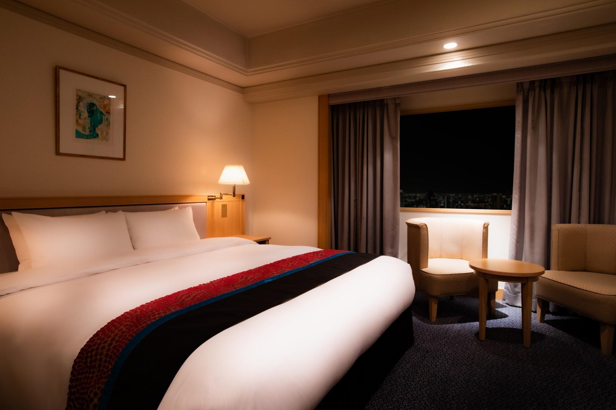 Hotel New Otani Hakata Фукуока Экстерьер фото Deluxe room